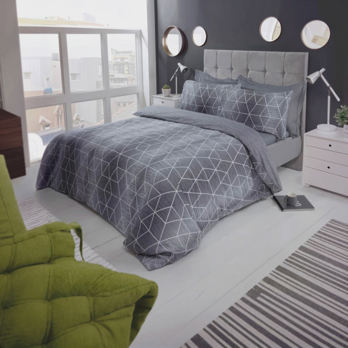 Calvin Duvet Cover Set by Rapport Home