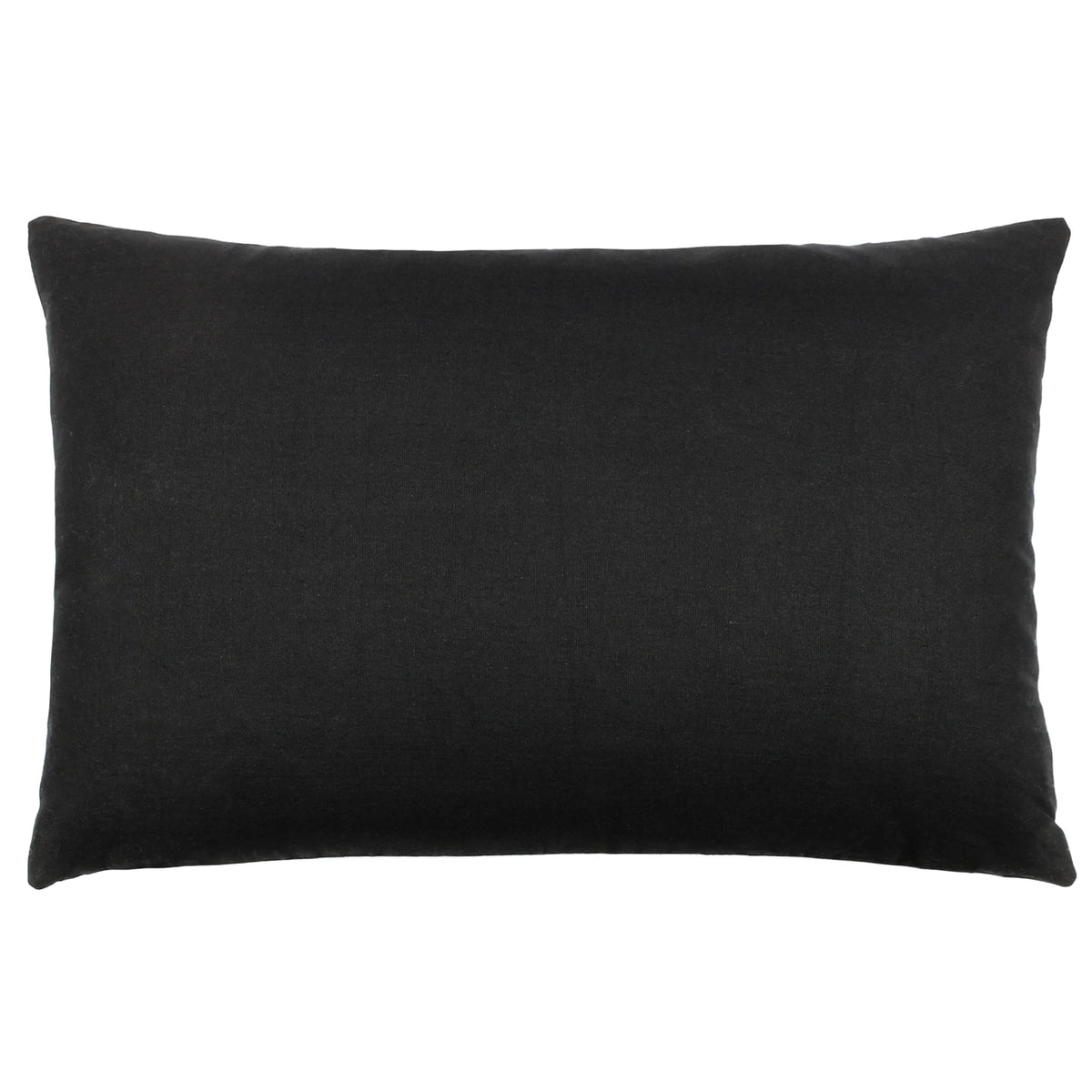 Pritta 100% Cotton Black Cushion Cover 40cm x 60cm - additional product view 2