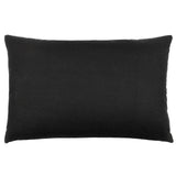 Pritta 100% Cotton Black Cushion Cover 40cm x 60cm - additional product view 2
