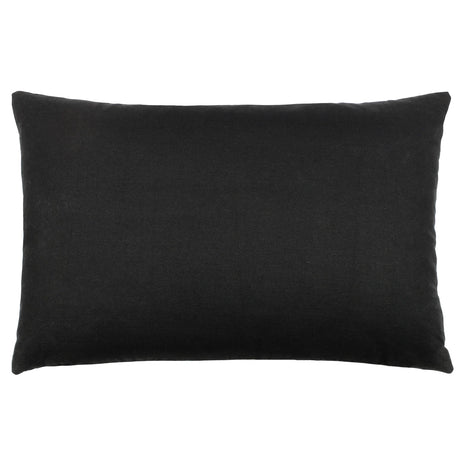 Pritta 100% Cotton Black Cushion Cover 40cm x 60cm - additional product view 2