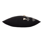 Pritta 100% Cotton Black Cushion Cover 40cm x 60cm - additional product view 3