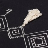 Pritta 100% Cotton Black Cushion Cover 40cm x 60cm - additional product view 4