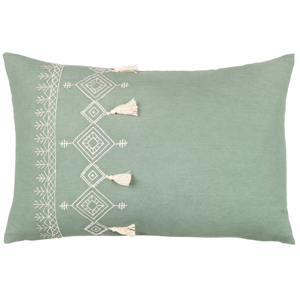 Pritta 100% Cotton Eucalyptus Cushion Cover 40cm x 60cm - additional product view 1