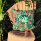 Psychedelic Jungle Outdoor Coral Cushion Cover - additional product view 3