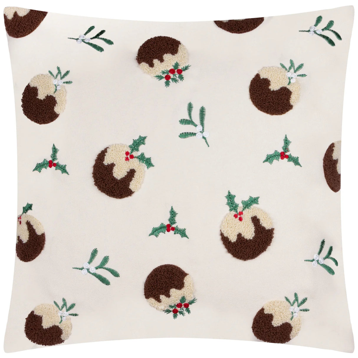 Puddings Tufted Velvet Cushion Cover Multicolour 45 x 45cm - image 2