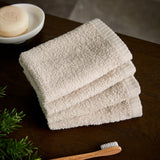 Catherine Lansfield Quick Dry Cotton 30x30cm 4 Pack Face Cloths Sage Green