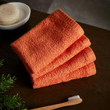 Catherine Lansfield Quick Dry Cotton 30x30cm 4 Pack Face Cloths Sage Green