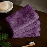 Catherine Lansfield Quick Dry Cotton 30x30cm 4 Pack Face Cloths Sage Green