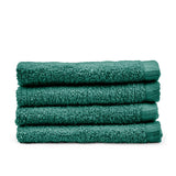 Catherine Lansfield Quick Dry Cotton 30x30cm 4 Pack Face Cloths Sage Green