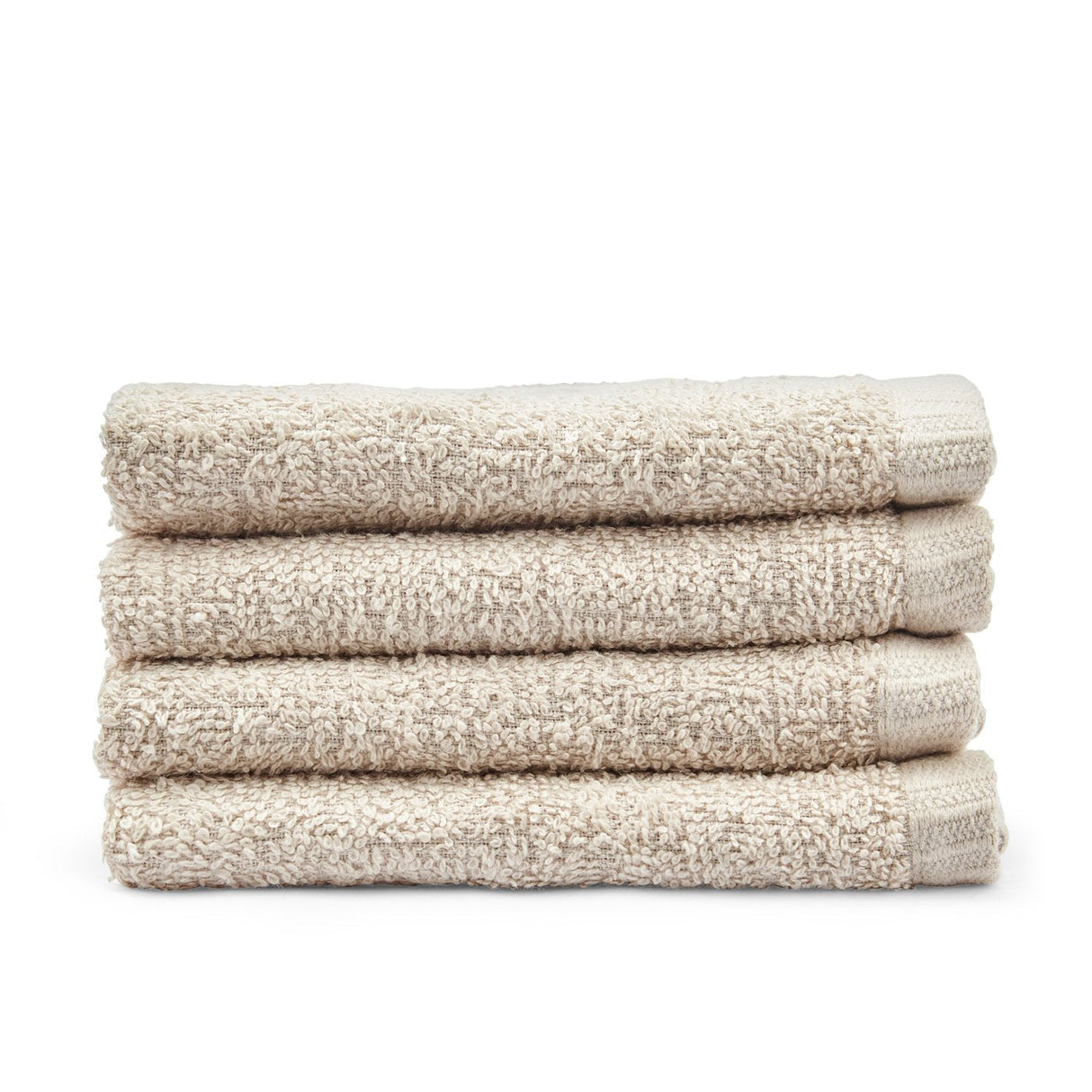 Catherine Lansfield Quick Dry Cotton 30x30cm 4 Pack Face Cloths Sage Green