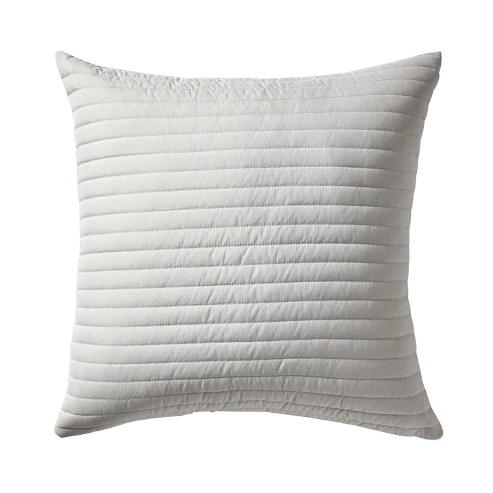 Quilted Lines Cushion Silver Grey - Ideal