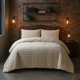 Rabbit Faux Fur Duvet Cover Set by Rapport Home