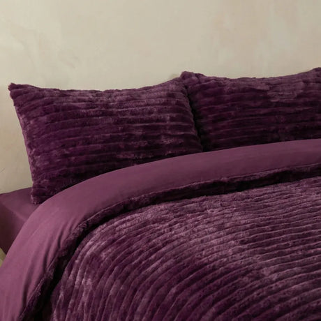 Rabbit Faux Fur Duvet Cover Set 6
