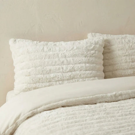 Rabbit Faux Fur Duvet Cover Set 22