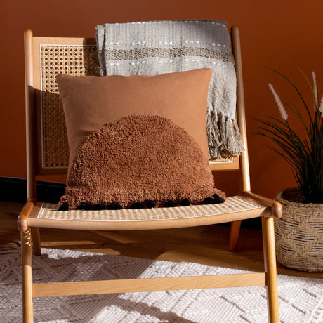 Radian 100% Cotton Cinnamon Cushion Cover 45cm x 45cm - additional product view 5