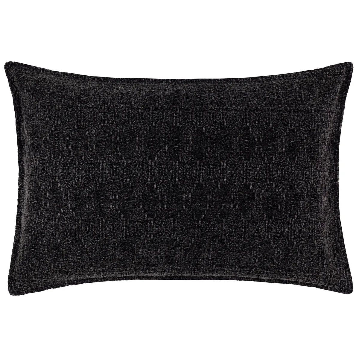Ramas 100% Cotton Black Cushion Cover or Filled Cushion 40cm x 60cm - additional product view 2