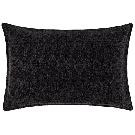 Ramas 100% Cotton Black Cushion Cover or Filled Cushion 40cm x 60cm - additional product view 2