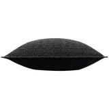 Ramas 100% Cotton Black Cushion Cover or Filled Cushion 40cm x 60cm - additional product view 4