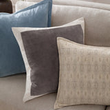 Ramas 100% Cotton Chalk Cushion Cover or Filled Cushion 40cm x 60cm - additional product view 8