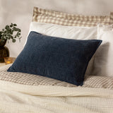Ramas 100% Cotton Indigo Cushion Cover or Filled Cushion 40cm x 60cm - additional product view 1