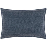 Ramas 100% Cotton Indigo Cushion Cover or Filled Cushion 40cm x 60cm - additional product view 2