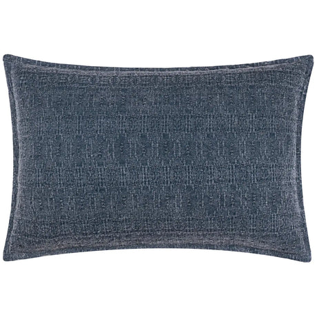 Ramas 100% Cotton Indigo Cushion Cover or Filled Cushion 40cm x 60cm - additional product view 2