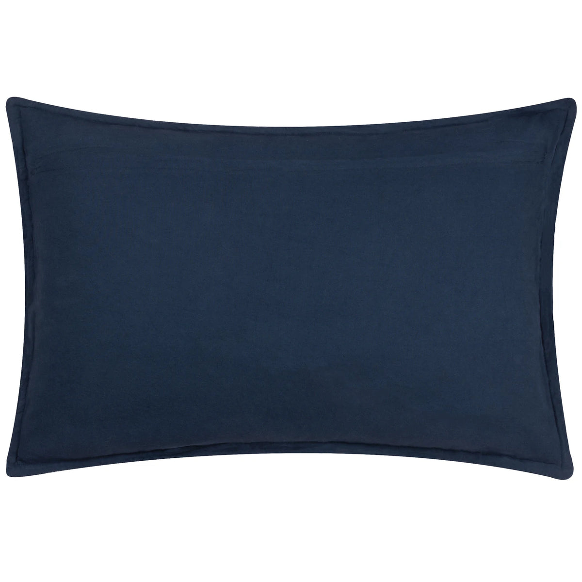 Ramas 100% Cotton Indigo Cushion Cover or Filled Cushion 40cm x 60cm - additional product view 3