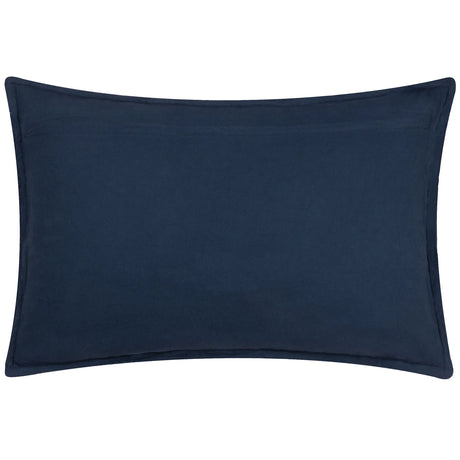 Ramas 100% Cotton Indigo Cushion Cover or Filled Cushion 40cm x 60cm - additional product view 3