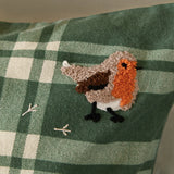 Ramble Robin Robin Tufted Brushed Cotton Duvet Cover Set image 3