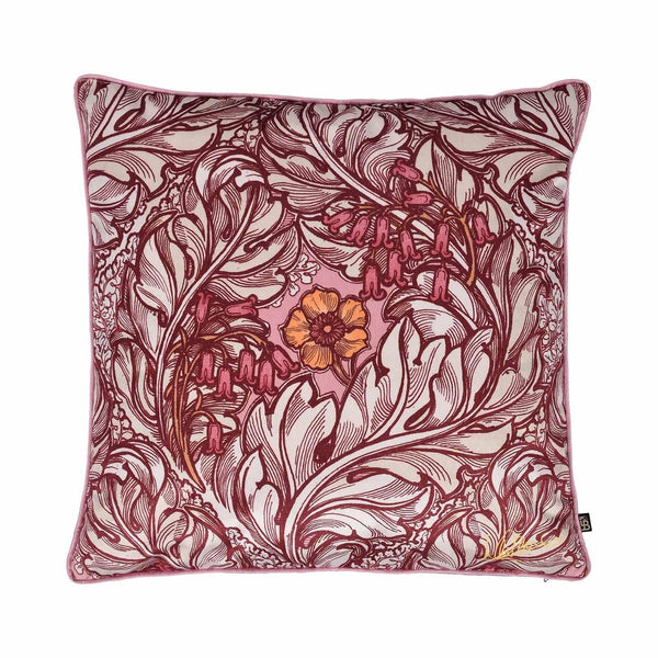 Rambleicious Velvet Cushion Claret - Ideal