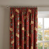 Sandringham Floral Pencil Pleat Tape Top Curtains 5