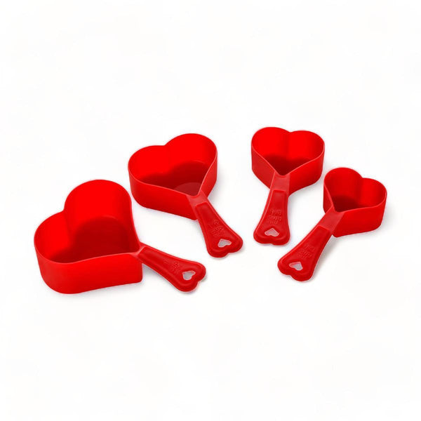 Red Heart Measuring Cups - Ideal
