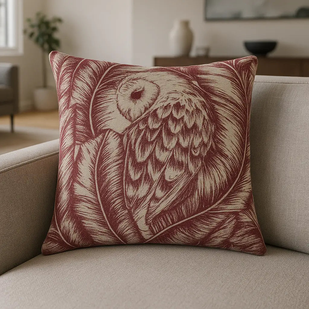 Albus Cushion Cover / Filled Cushion 18" x 18" (45cm x 45cm) by Wylder Nature