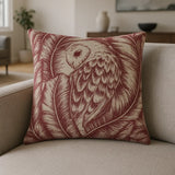 Albus Cushion Cover / Filled Cushion 18" x 18" (45cm x 45cm) - Redwood