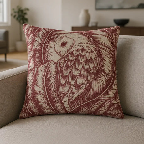 Albus Cushion Cover / Filled Cushion 18" x 18" (45cm x 45cm) - Redwood