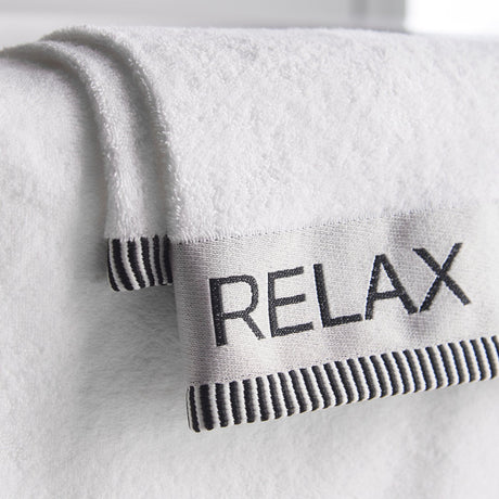 Catherine Lansfield Relax And Unwind Towel White