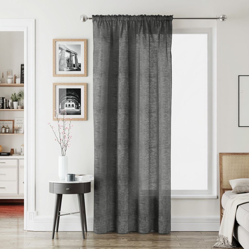 Rhodes Voile Curtain Panel by Enhanced Living