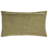 Ribble 100% Cotton Khaki Cushion Cover 40cm x 60cm - additional product view 2