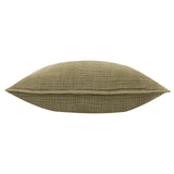Ribble 100% Cotton Khaki Cushion Cover 40cm x 60cm - additional product view 3