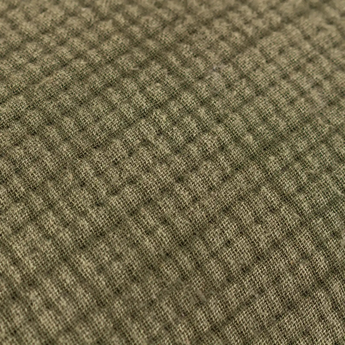 Ribble 100% Cotton Khaki Cushion Cover 40cm x 60cm - additional product view 4