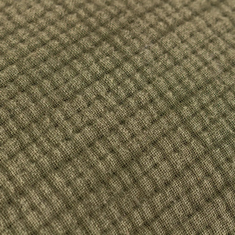 Ribble 100% Cotton Khaki Cushion Cover 40cm x 60cm - additional product view 4