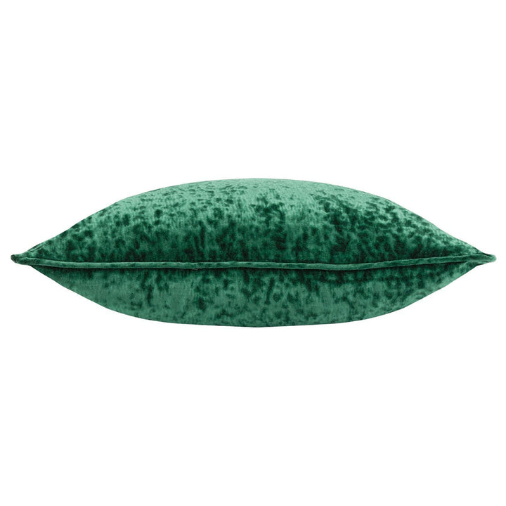 Ripple Emerald Plush Velvet Cushion Cover 20" x 20" - Ideal
