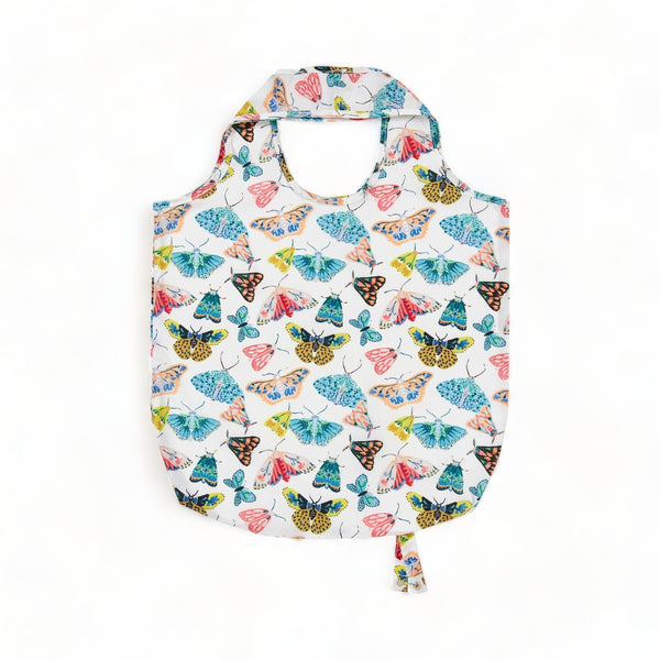 Butterfly House Reusable Roll-Up Shopping Bag