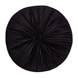 Round Pleat Black Round Filled Cushion 40cm - product image 2