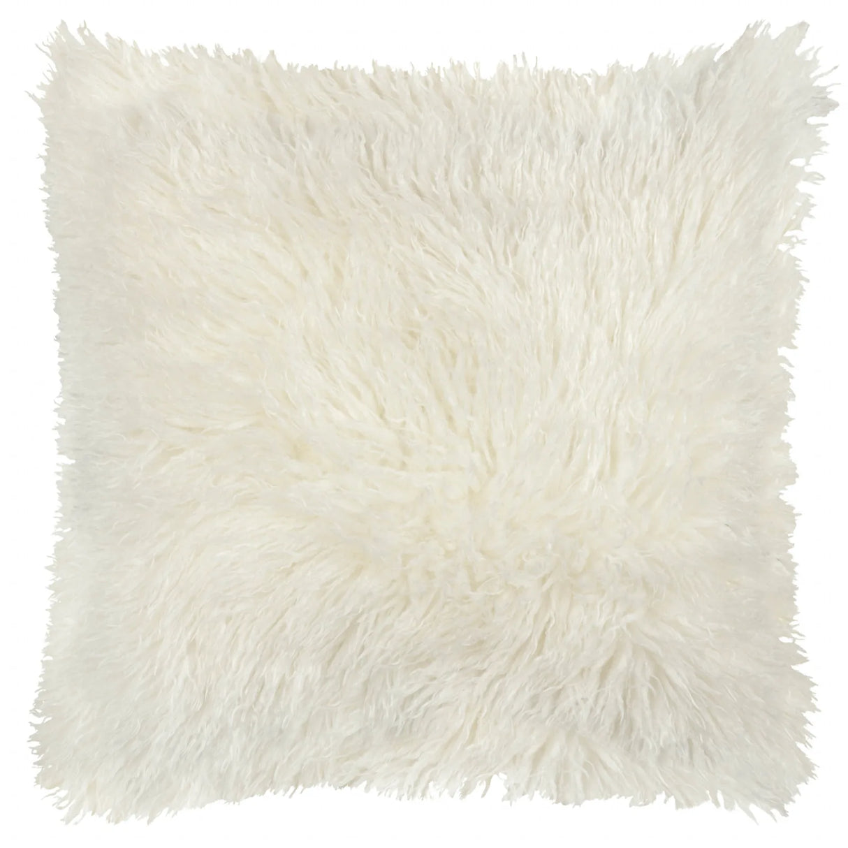 Rowan Faux Fur Cushion Cover Ecru 50 x 50cm - image 2
