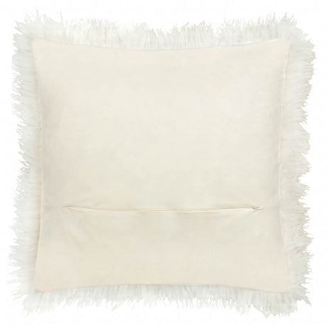 Rowan Faux Fur Cushion Cover Ecru 50 x 50cm - image 3