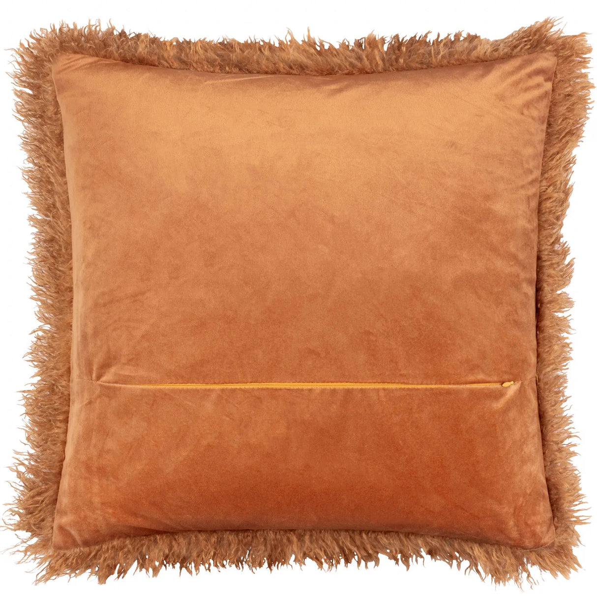 Rowan Faux Fur Cushion Cover Ginger 50 x 50cm - image 3