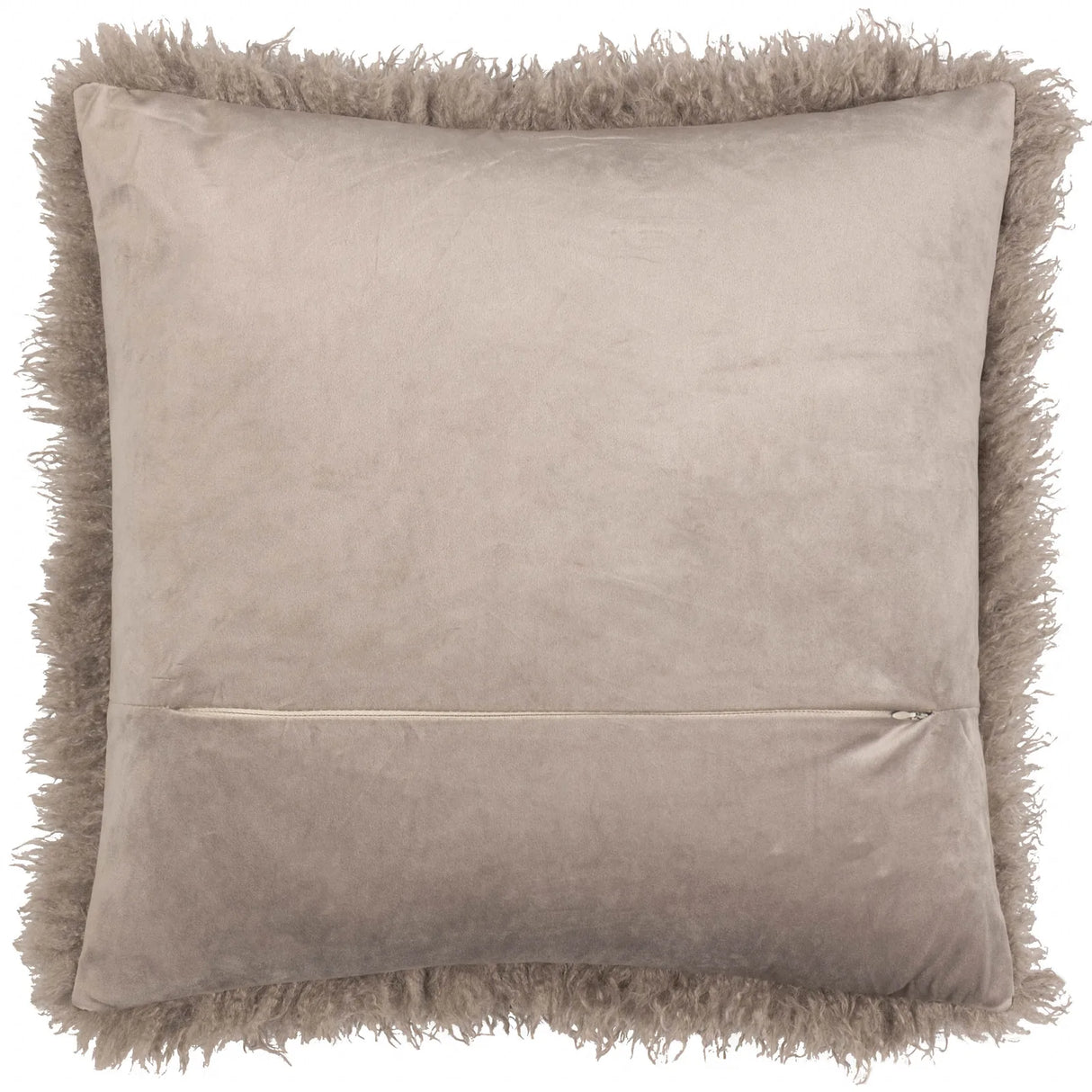 Rowan Faux Fur Cushion Cover Mocha 50 x 50cm - image 3