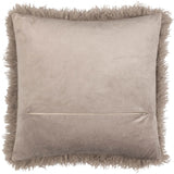 Rowan Faux Fur Cushion Cover Mocha 50 x 50cm - image 3
