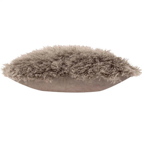 Rowan Faux Fur Cushion Cover Mocha 50 x 50cm - image 4